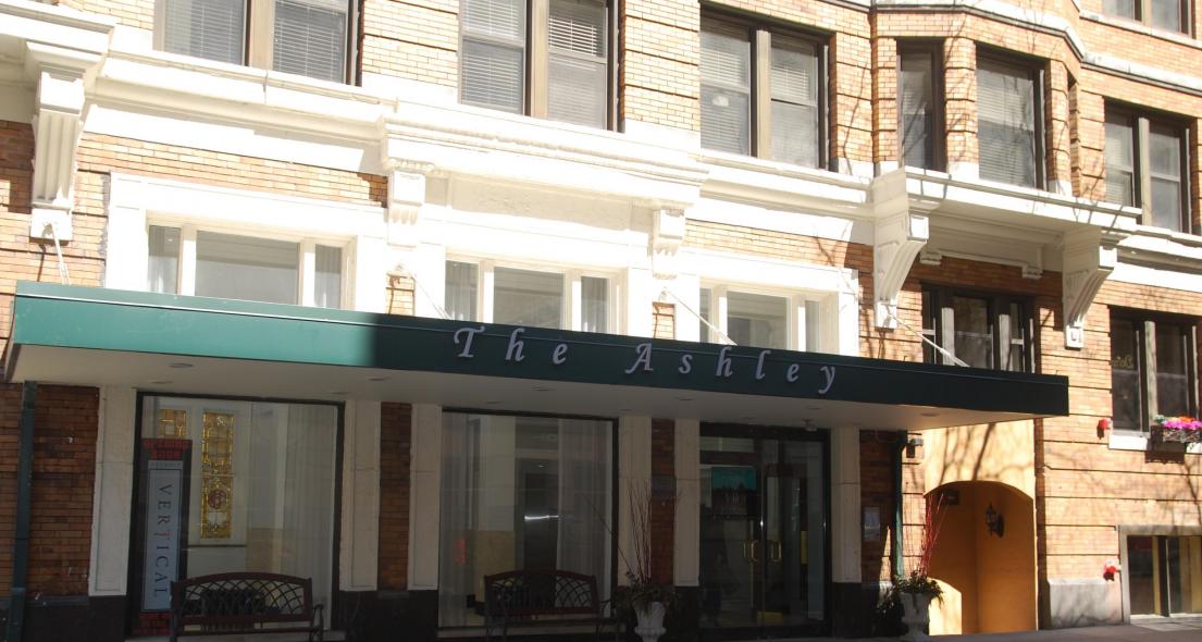 Inside the old Milner Hotel, where The Ashley apartments are already