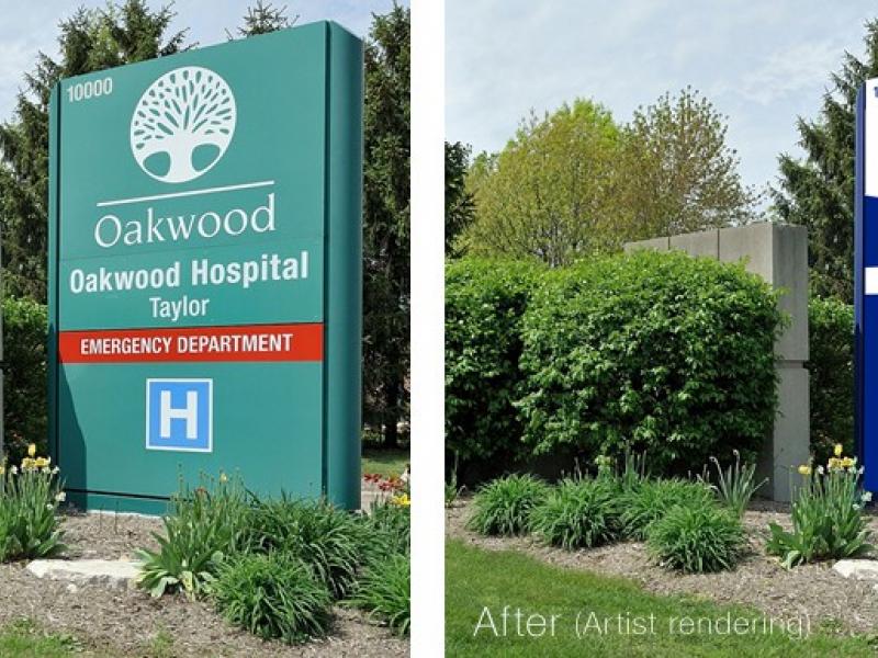 Beaumont Health turns blue, renames Oakwood and Botsford hospitals